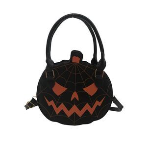 2425 Halloween Pumpkin Purse for Theme Party, Cute Spooky Devil Shoulder